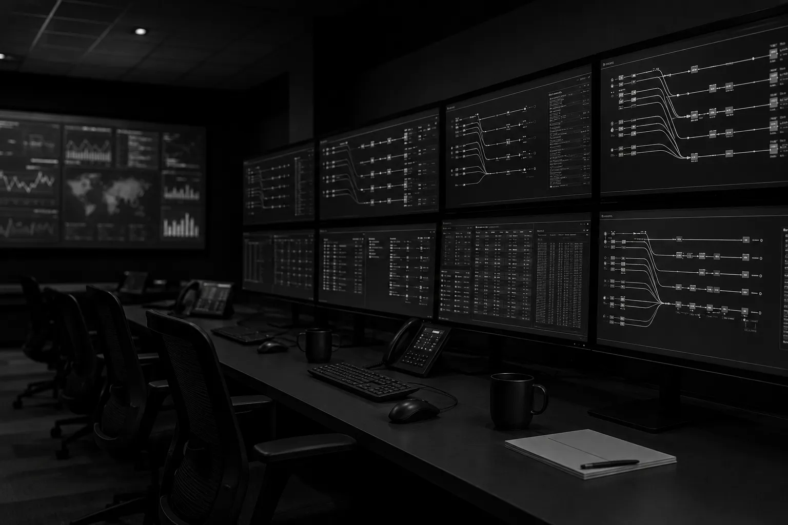 Dashboard opérations, monitoring de dataflows